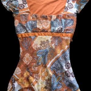 Paisley Print Women's Top